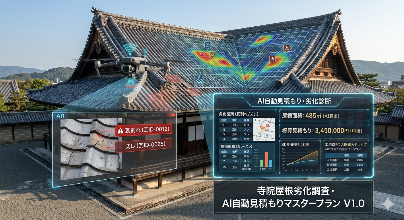 AI屋根劣化自動診断